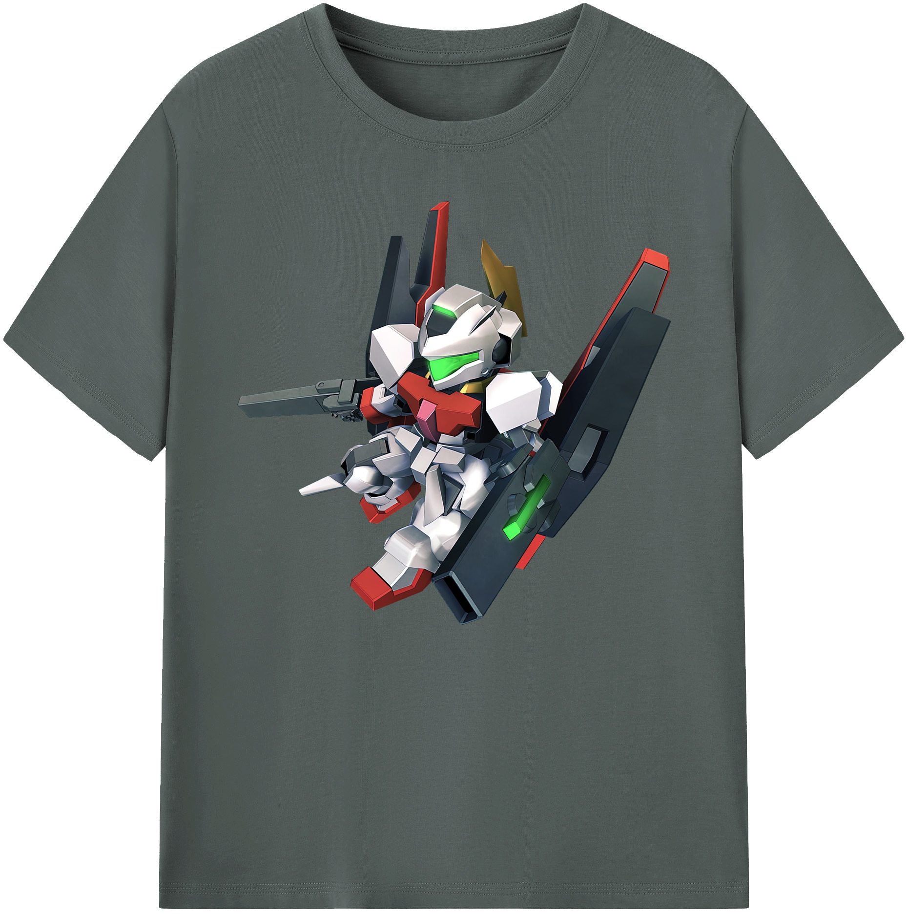 （画像用） 機動戦士ガンダム Mobile Suit Gundam 綿100％ メンズ半袖Tシャツ｜肌触りやわらか＆通気性